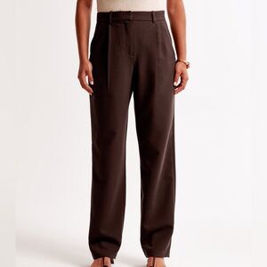 Abercrombie & Fitch Dark Brown Straight Leg Pant 27L